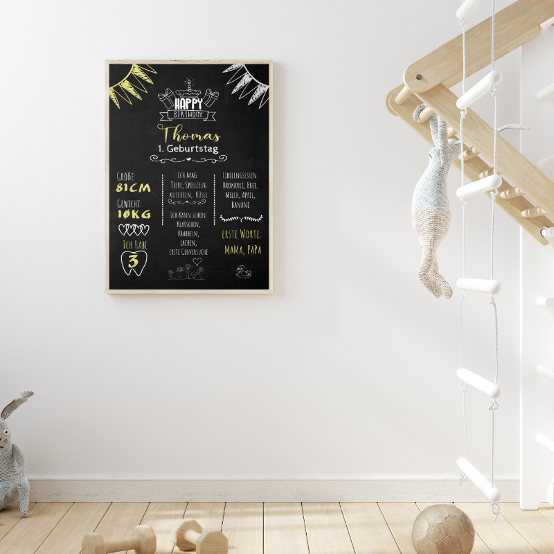 chalkboard, kreidetafel, geburt, taufe, babybparty, personalisiert, geschenkidee, geschenk, geschenk zur geburt, geschenk zur taufe