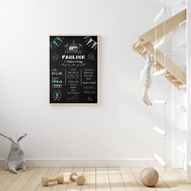 chalkboard, kreidetafel, geburt, taufe, babybparty, personalisiert, geschenkidee, geschenk, geschenk zur geburt, geschenk zur taufe