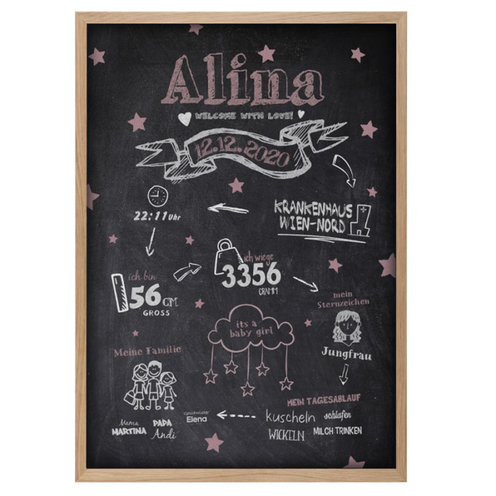 chalkboard, kreidetafel, geburt, taufe, babybparty, personalisiert, geschenkidee, regenbogen, datum, individuell, besonders, newborn geburt, babygeschenk, geschenk, geschenk zur geburt, geschenk zur taufe