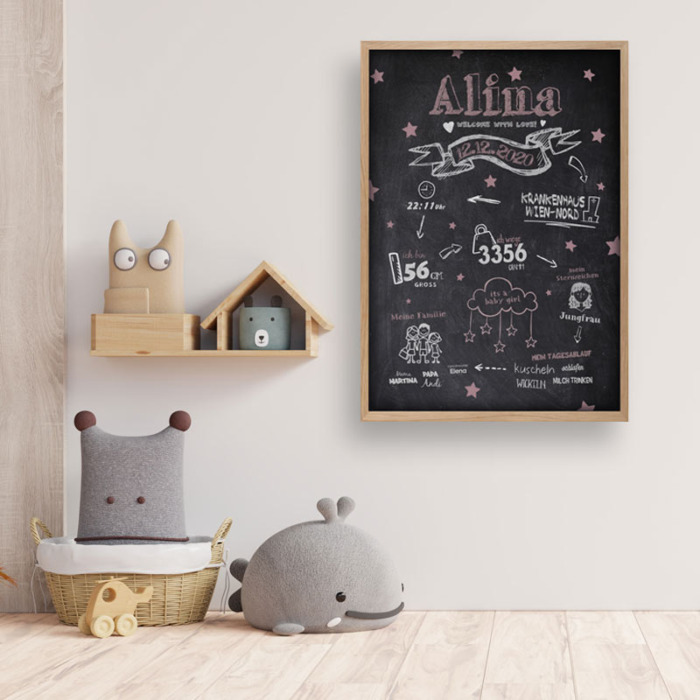 chalkboard, kreidetafel, geburt, taufe, babybparty, personalisiert, geschenkidee, regenbogen, datum, individuell, besonders, newborn geburt, babygeschenk, geschenk, geschenk zur geburt, geschenk zur taufe